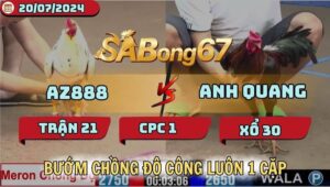 Trận 21 CPC1 20/7/2024 AZ888 Vs Anh Quang