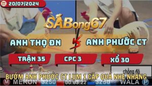 Trận 35 CPC3 20/7/2024 Anh Thọ ĐN Vs Anh Phước CT