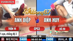 Trận 19 CPC3 5/8/2024 Anh Điệp Xổ Anh Huy