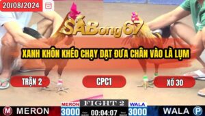 Trận 2 CPC1 20/8/2024: Anh Ton vs Anh Nhân, Hạng cân 3000-3000, đồng xổ 30, Xanh khôn khéo chạy dạt đưa chân vào là lụm