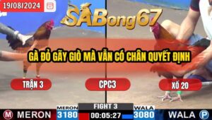 Trận 3 CPC3 19/8/2024 Anh Tài Tiền Giang Đá Xổ Anh Út Bến Tre