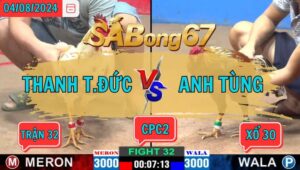 Trận 32 CPC2 4/8/2024 Anh Thanh Thủ Đức Đá Xổ Anh Tùng