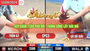 Trận 62 CPC3 11/8/2024 Anh Huy Đá Xổ Anh Lộc Tiền Giang