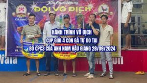 HÀNH TRÌNH VÔ ĐỊCH CUP GIẢI 4 CON GÀ TỰ DO TẠI BỒ CPC3 GỌI TÊN ANH NAM HẬU GIANG