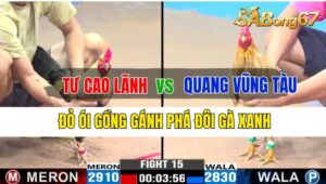 Trận 15 CPC3 02/10/2024: Anh Tư Cao Lãnh Đá Xổ Anh Quang Vũng Tàu