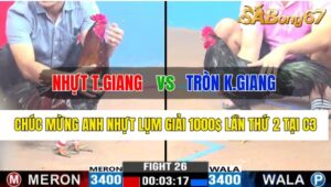 Trận 26 CPC3 29/10/2024 Anh Nhựt Tiền Giang Đá Xổ Anh Tròn Kiên Giang