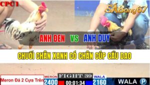 Trận 39 CPC1 07/10/2024 Anh Đen Đá Xổ Anh Duy