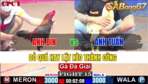 TRẬN 15 CPC1 23/11/2024: ANH BIN SG VS ANH TUẤN VL