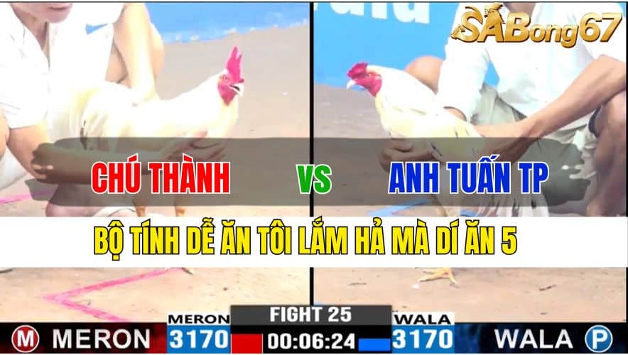 TRẬN 25 CPC3 20/11/2024 : CHÚ THÀNH VS ANH TUẤN TP