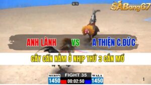 TRẬN 35 CPC2 13/11/2024 : ANH LÀNH VS ANH THIỆN CHÂU ĐỨC