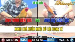 TRẬN 45 CPC3 09/11/2024 : ANH VINH BẾN TRE VS ANH DỰ BẢO LỘC