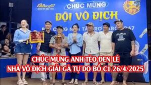 VÔ ĐỊCH GIẢI GÀ TỰ DO BỒ C1 26/4/2025